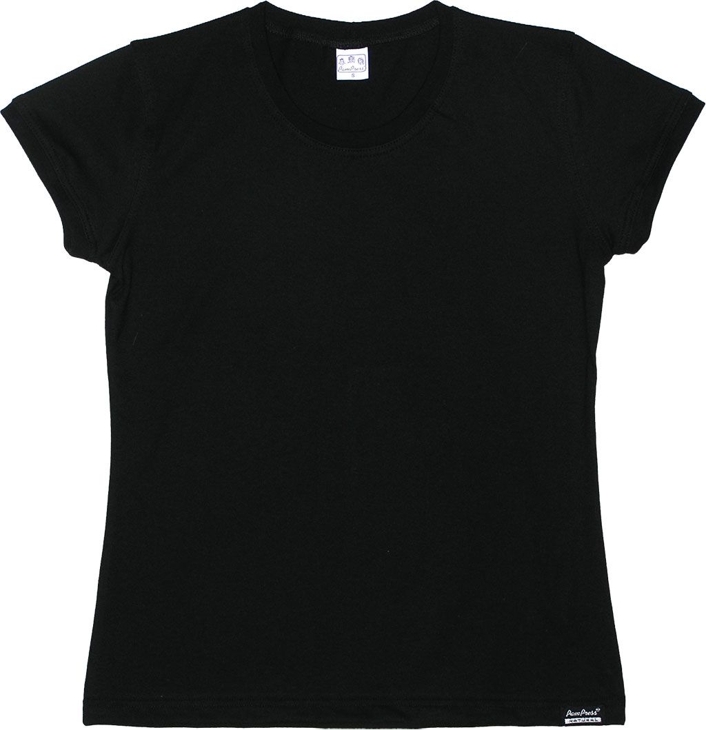 Női rövid ujjú póló (fekete-szűkített) /RPPAM30122/