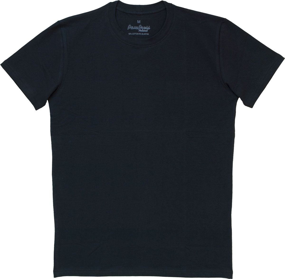 Férfi rövid ujjú sztreccs póló (fekete) /RPPAM00221/