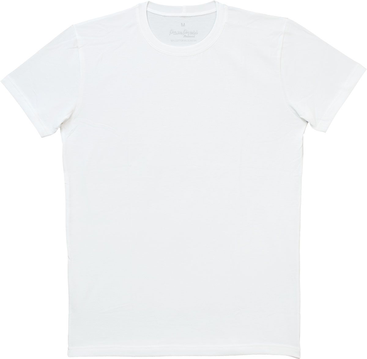 Férfi rövid ujjú sztreccs póló (fehér) /RPPAM00211/