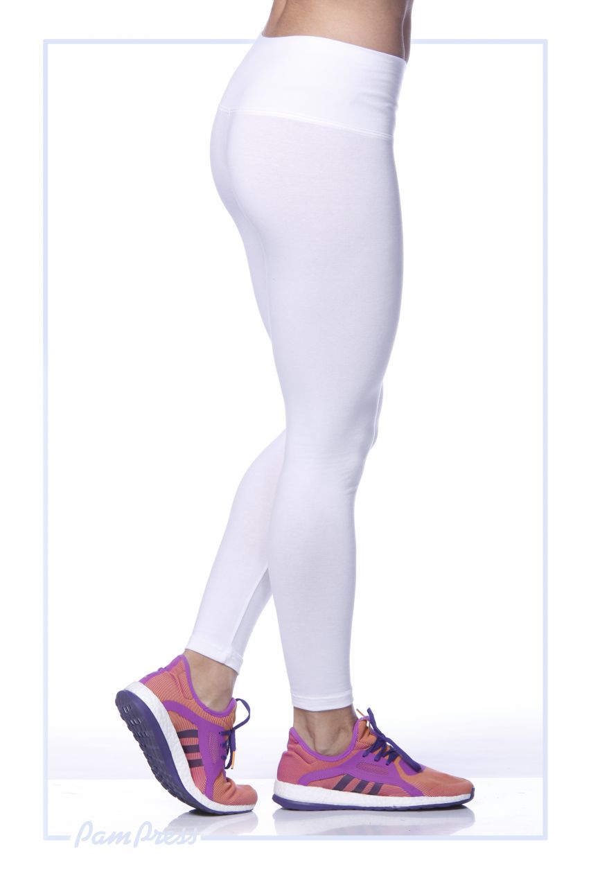 Női leggings (fehér) /LNPAM00112/