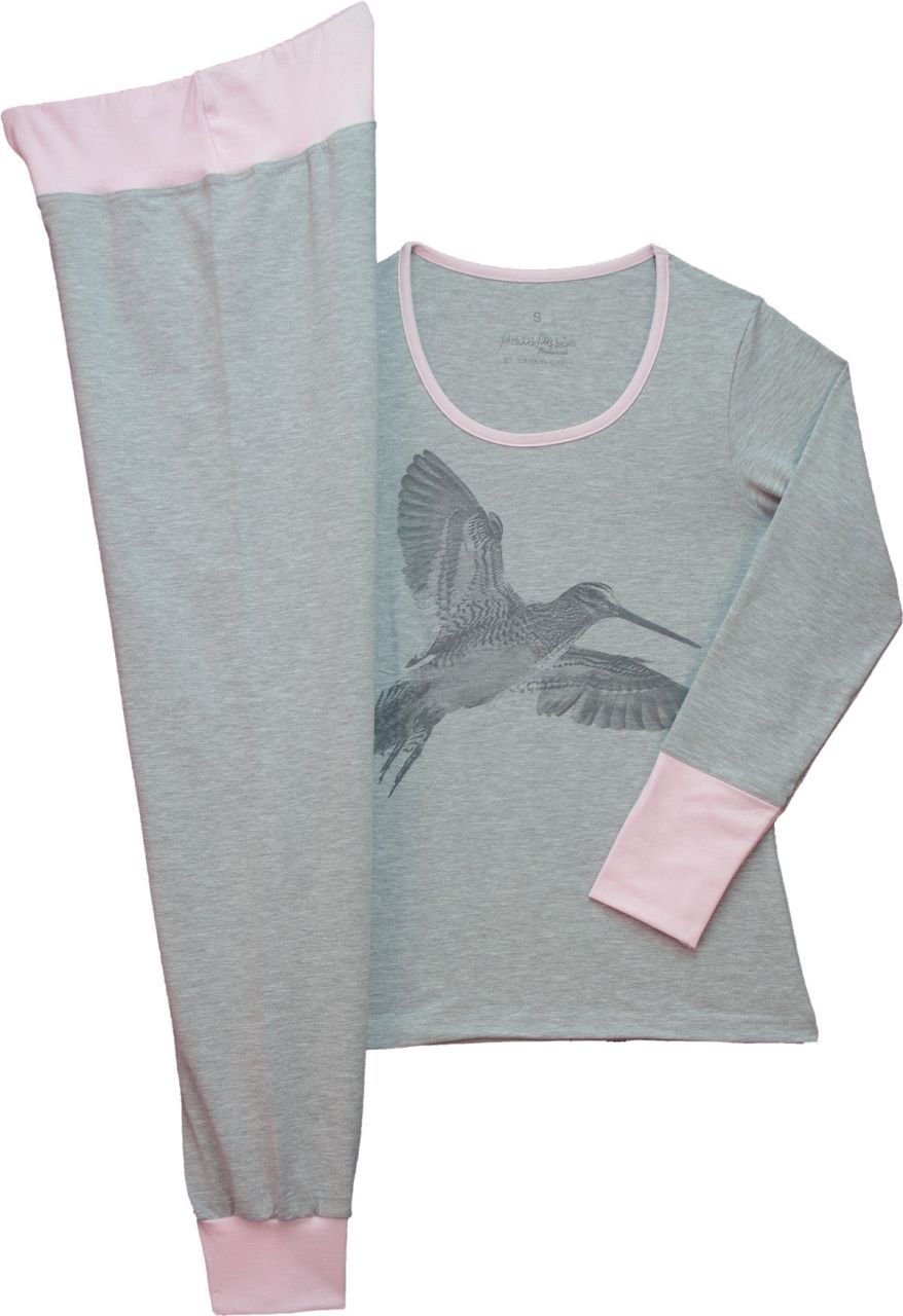 Női hosszú ujjú pizsama (Kolibri) [TPPAM25012]