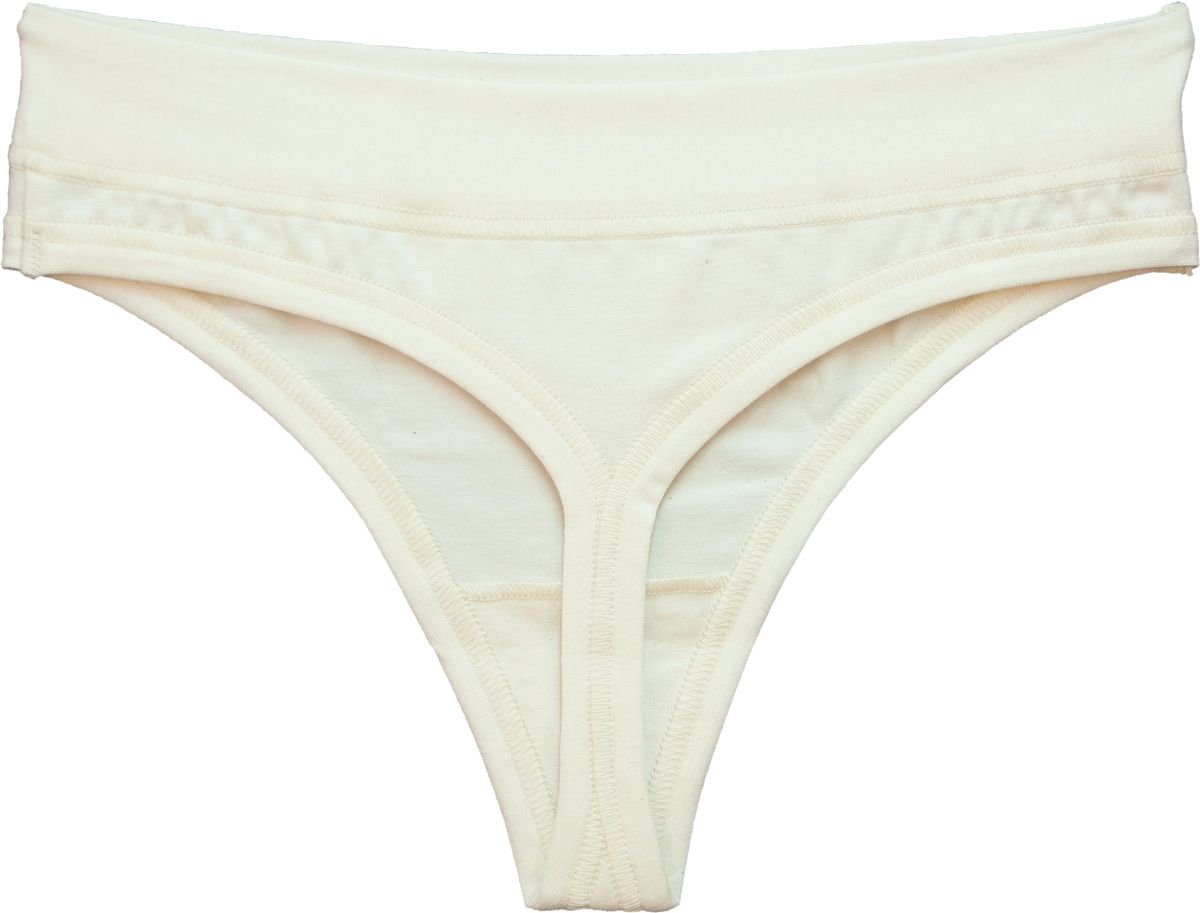 Női tanga bugyi-magasderekú (natural) [TAÖKO25012]